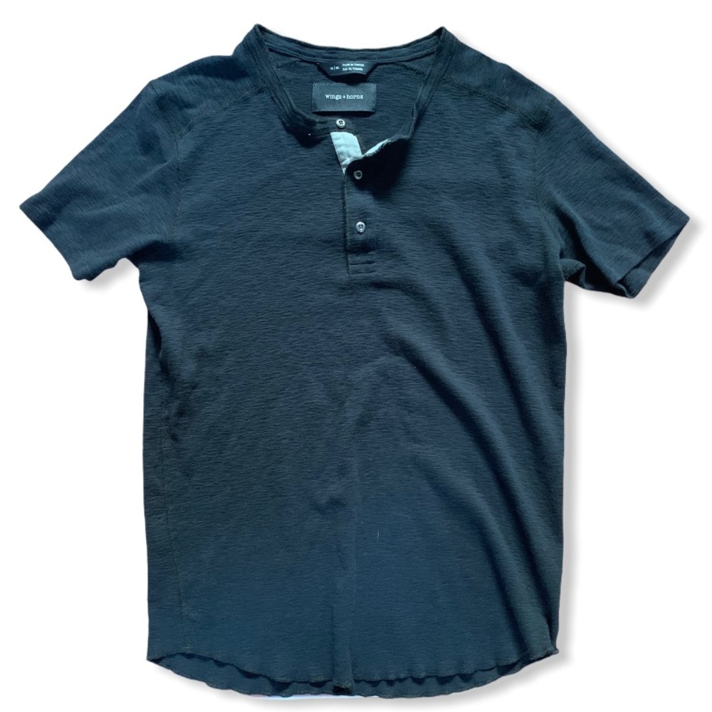 Wings+Horns Polo Shirt Med